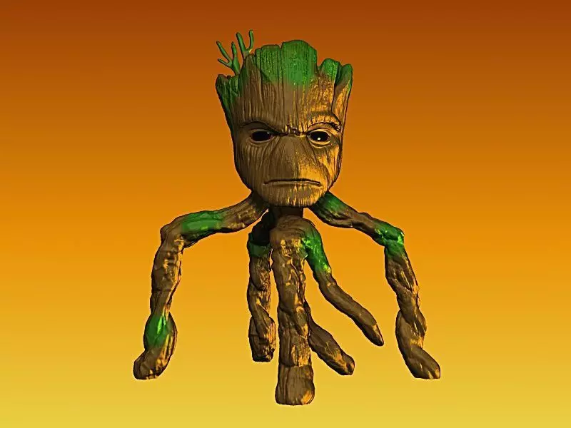 GROOT GUARDIANS OF THE GALAXY 3 MARVEL 3D print model_0