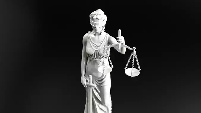 Themis femida figurine