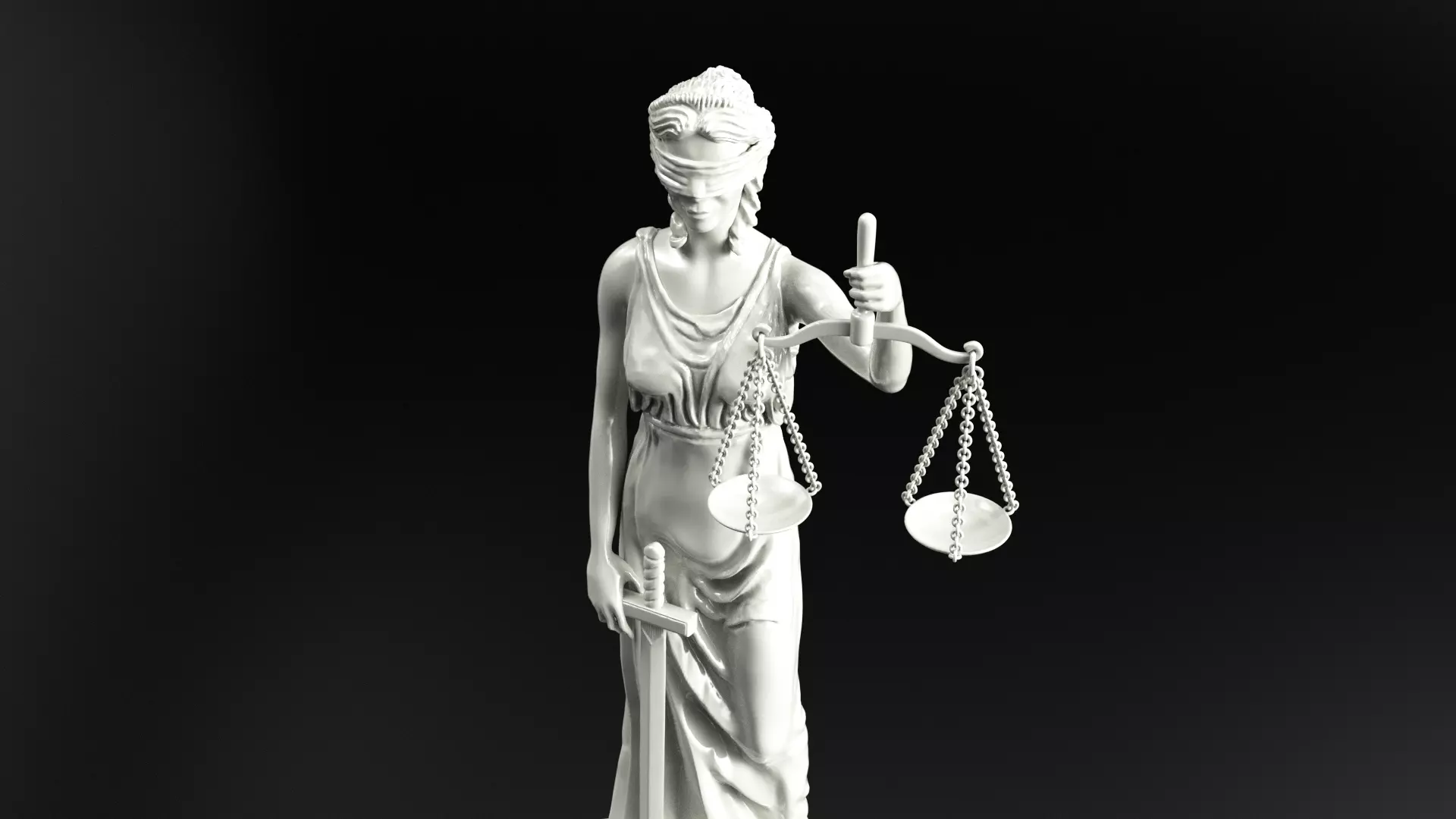 Themis femida figurine 3D print model_0