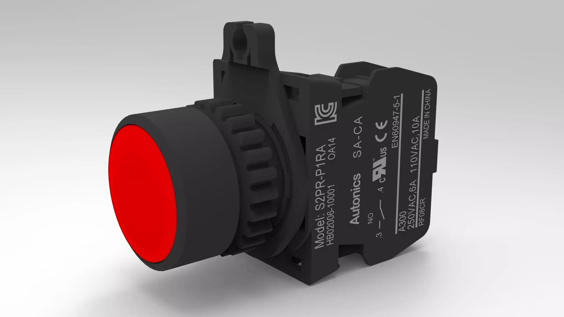 push button switch off 3D model_0