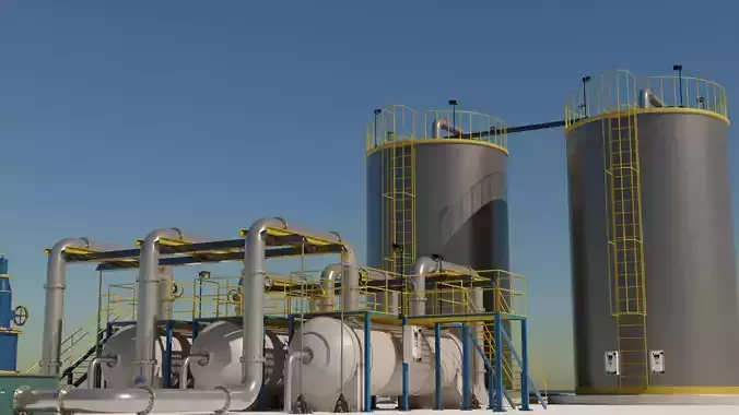 Refinery 3 3D model