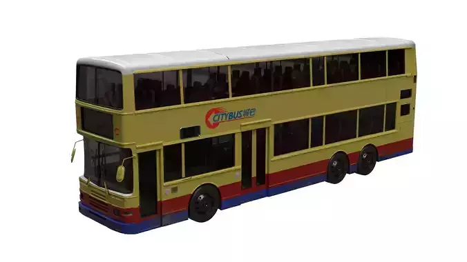 Hong kong Double Decker City Bus