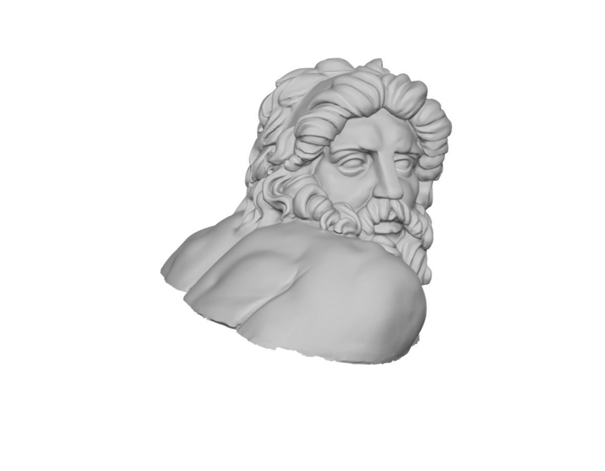 Zeus God 3D print model_3