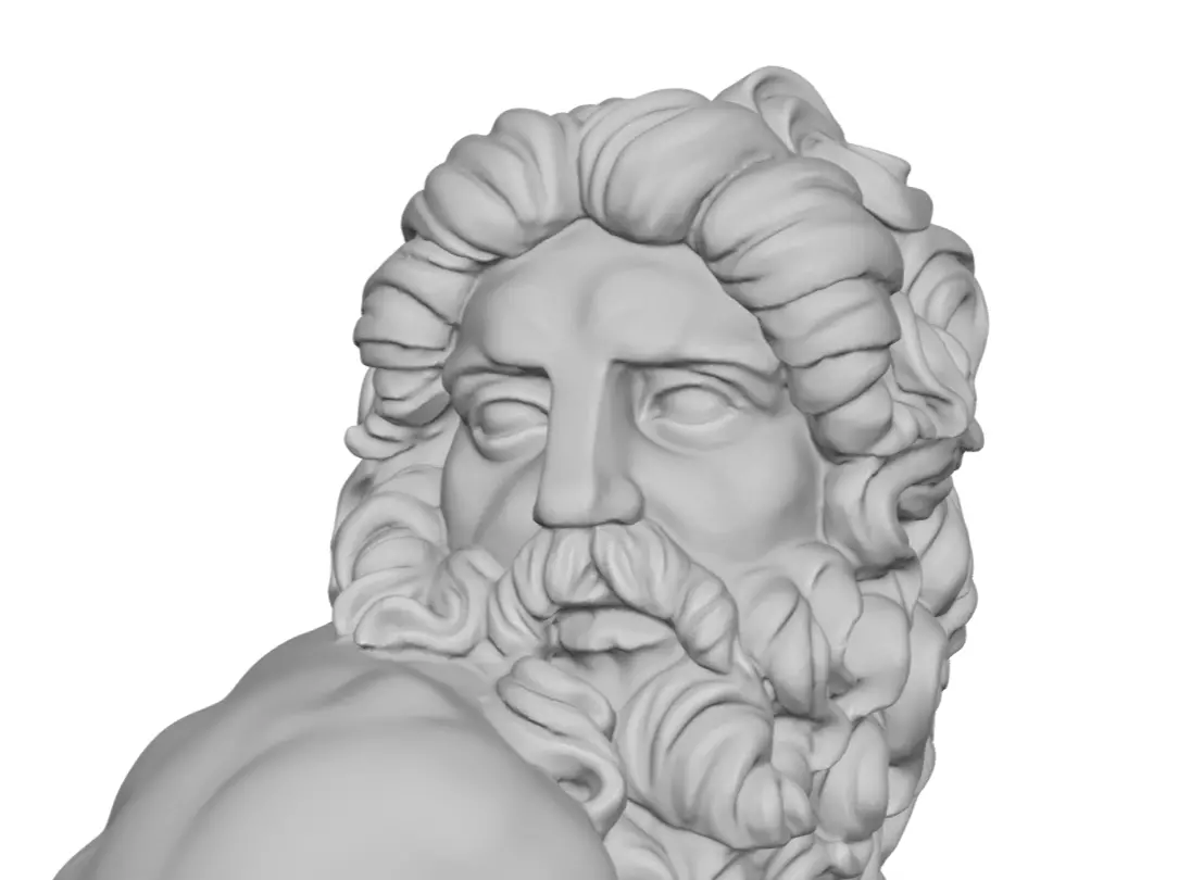 Zeus God 3D print model_0