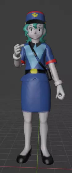 officer jenny sinnoh 3D print model_0
