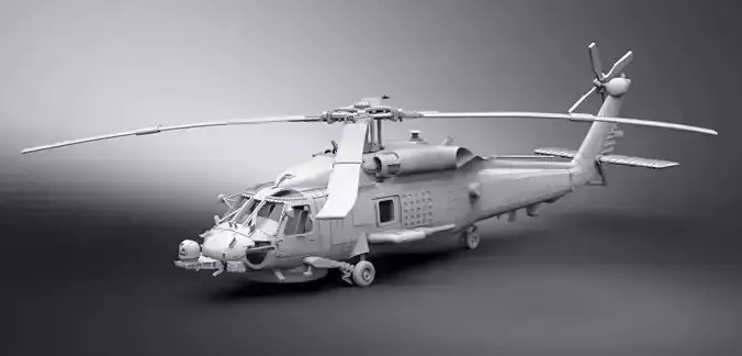 SH60B SeaHawk Scale model  3D print model