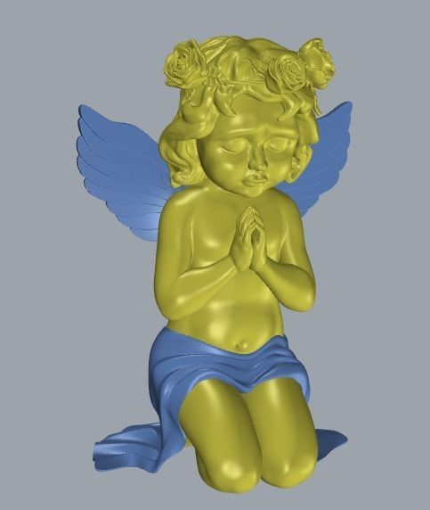 ANGEL Pendant 3D print model_6