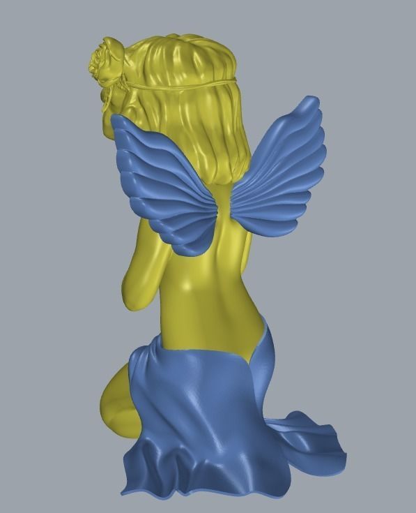 ANGEL Pendant 3D print model_8