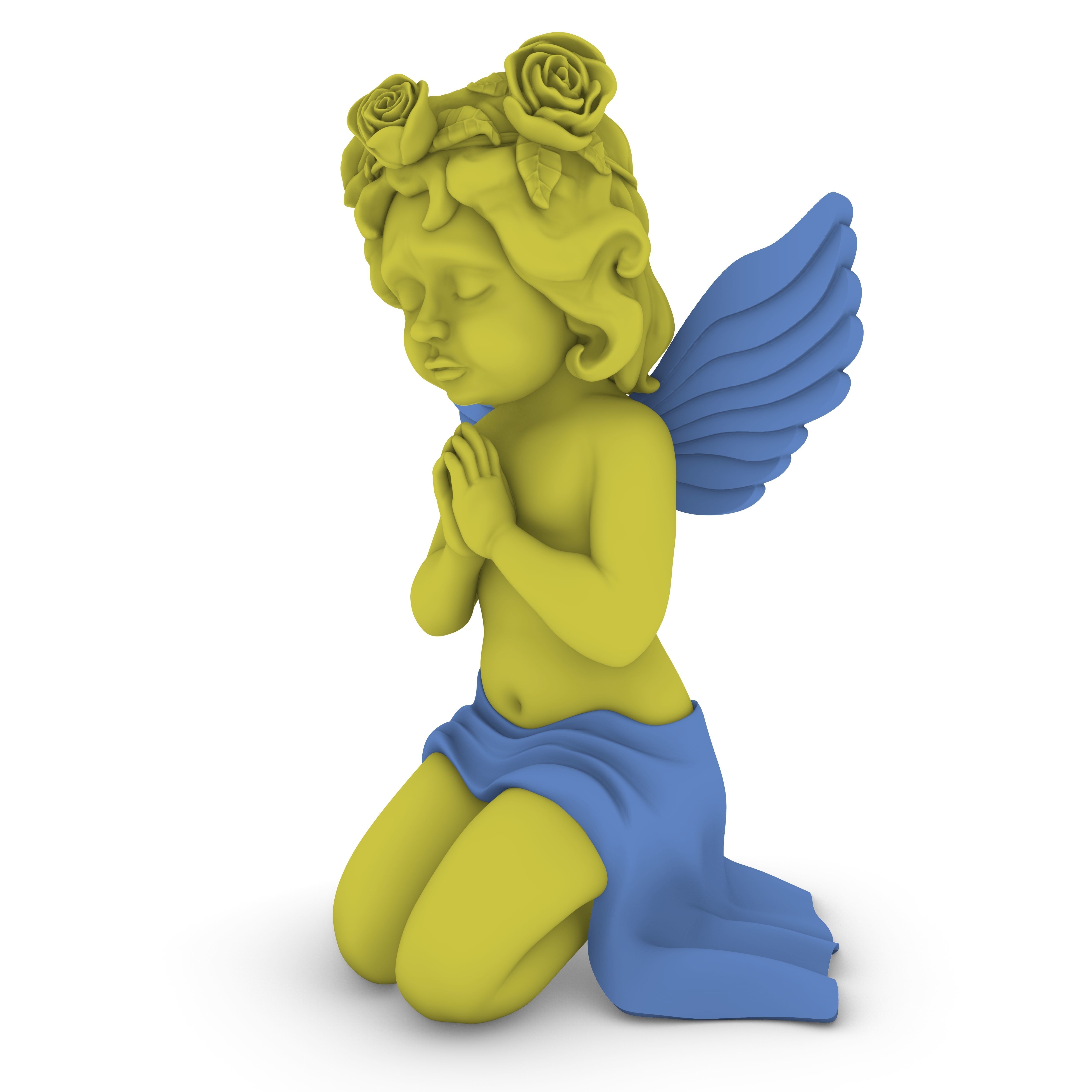 ANGEL Pendant 3D print model_4