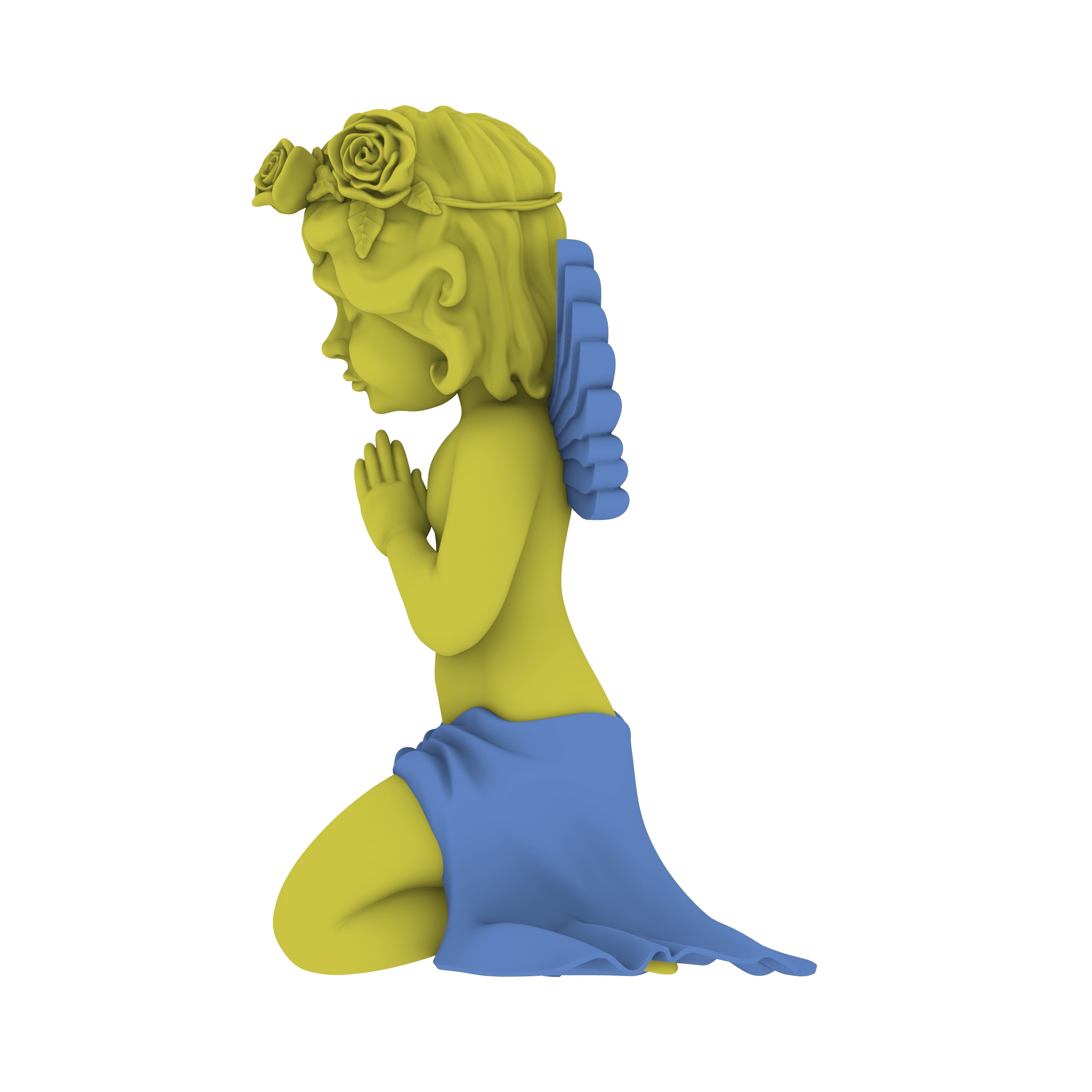ANGEL Pendant 3D print model_2