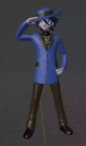 Riley pokemon trainer  3D print model