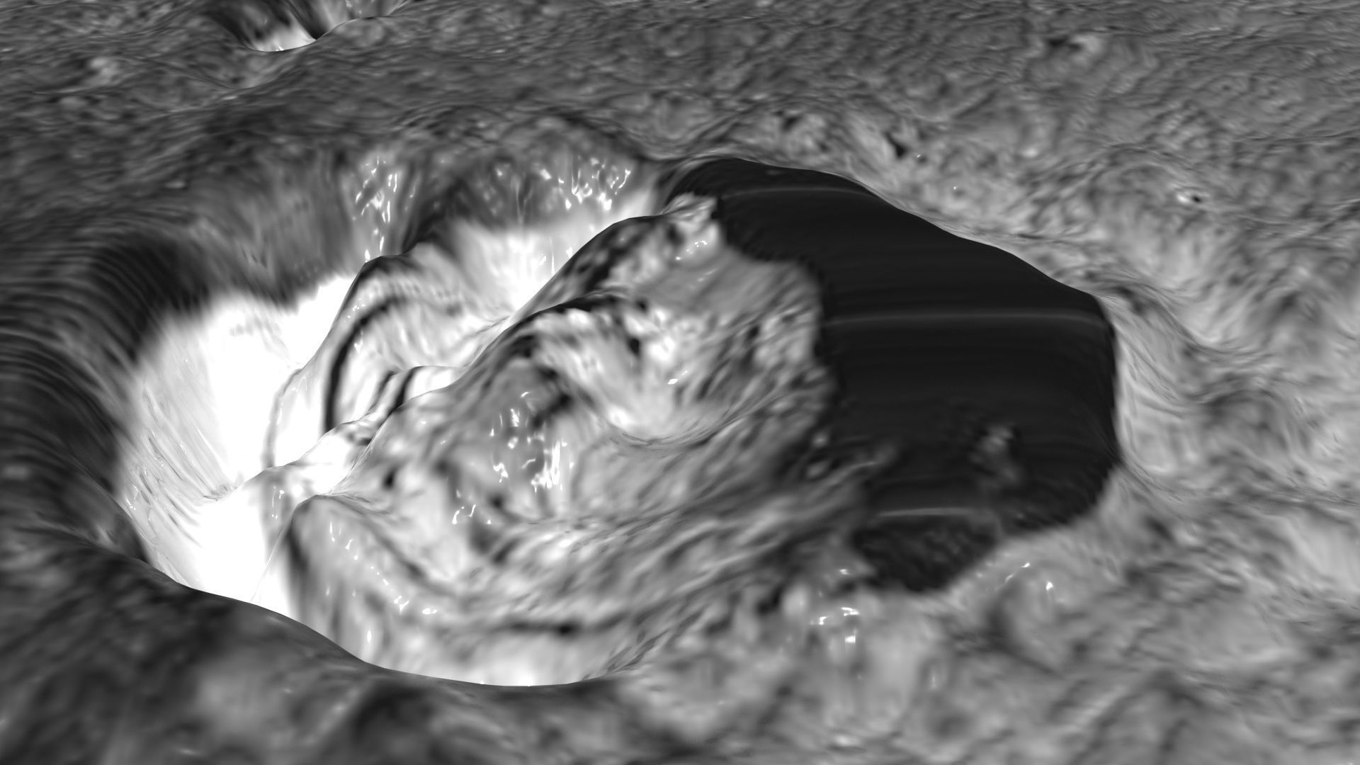 Kepler Lunar Crater 3D model_7