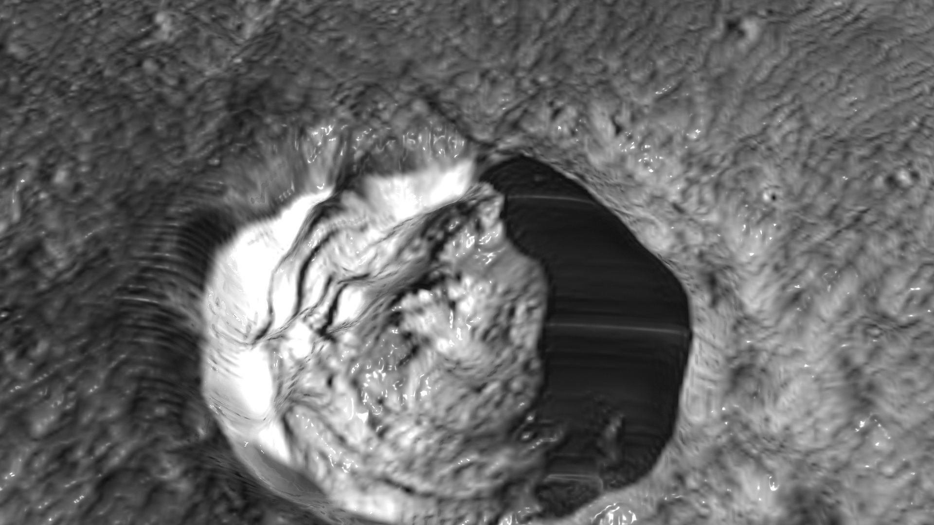 Kepler Lunar Crater 3D model_2
