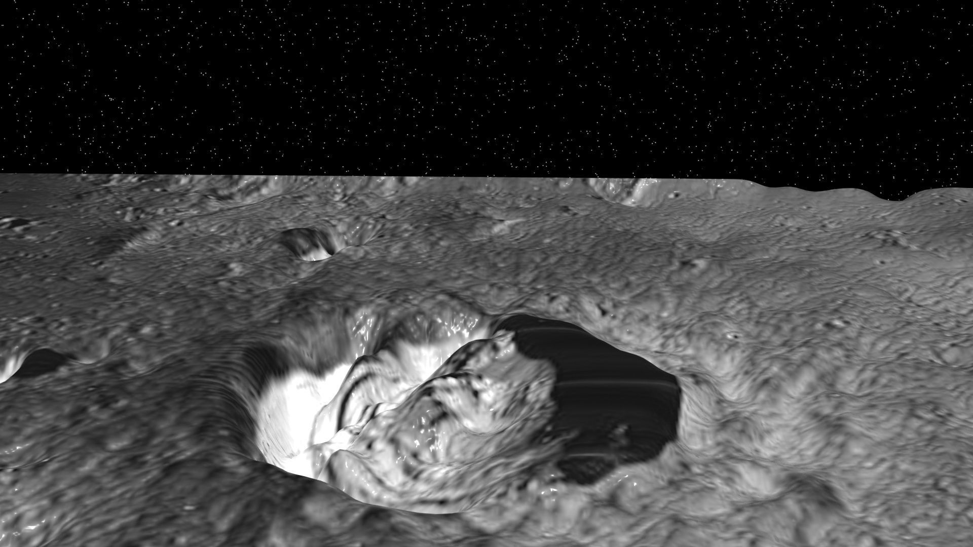 Kepler Lunar Crater 3D model_1