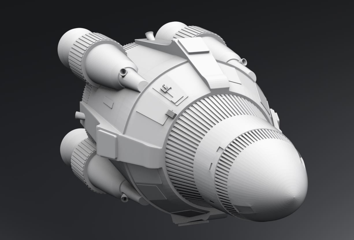 Phoenix Spacecraft Scale model 3D model 3D printable