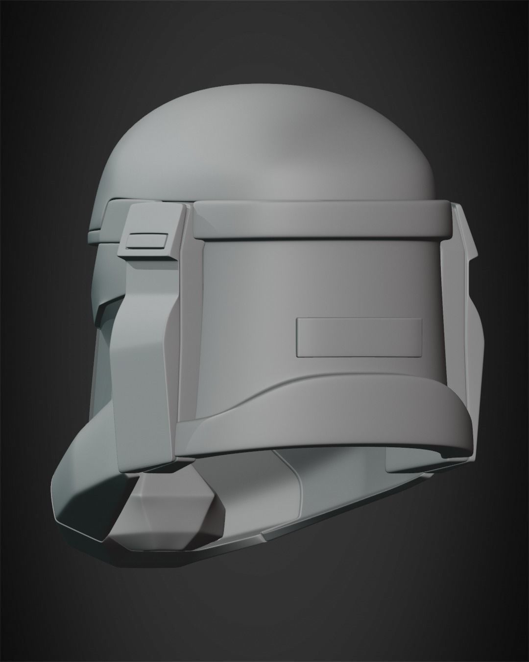 The Mandalorian Imperial Super Trooper Full Armor for Cosplay 3D Model Collection_23