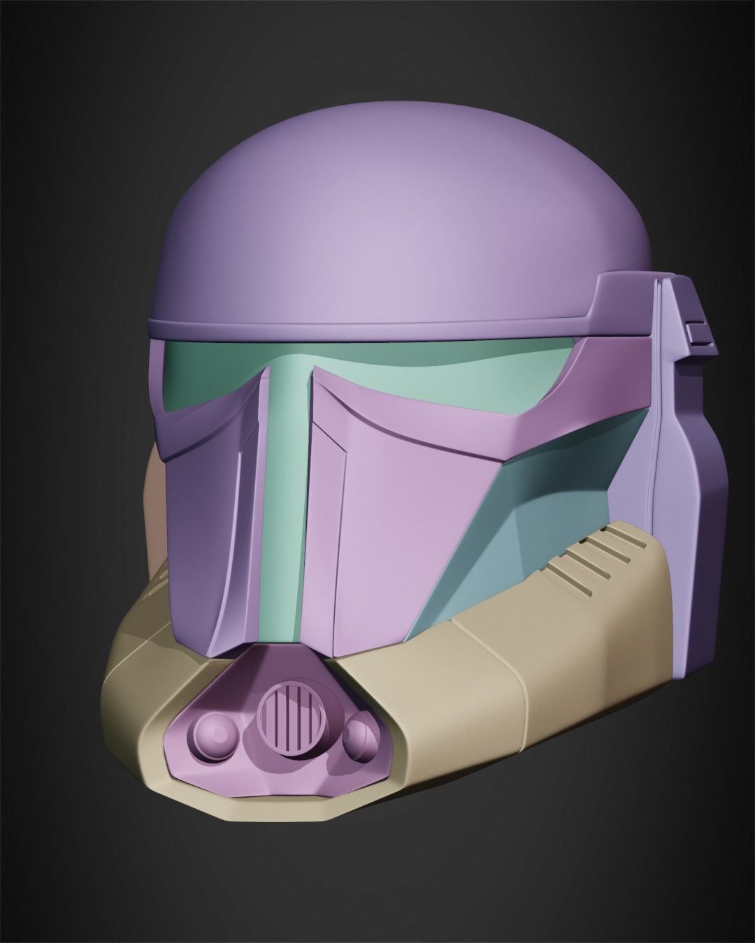 The Mandalorian Imperial Super Trooper Full Armor for Cosplay 3D Model Collection_24