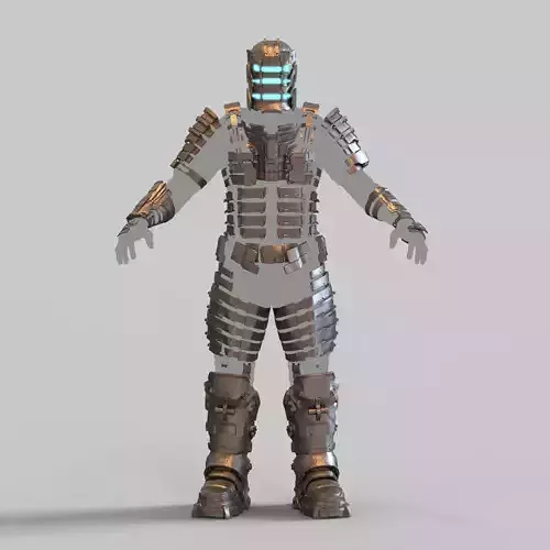 Dead Space Remake LVL 5 Isaac Clarke Full Body Wearable Armor 3D print model
