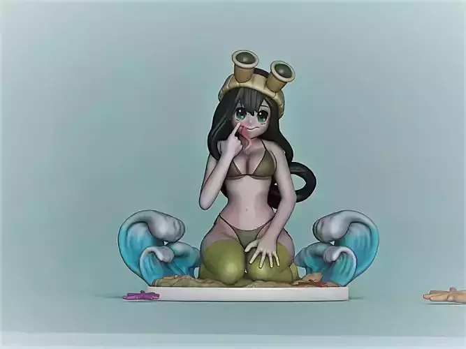 CUTE FROPPY FAN ART  3D print model