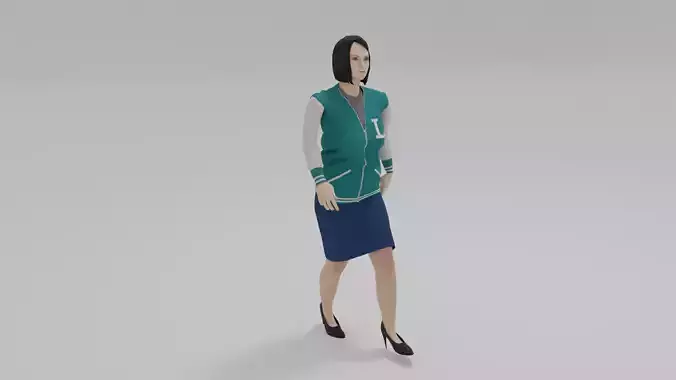 Woman Walk Animation
