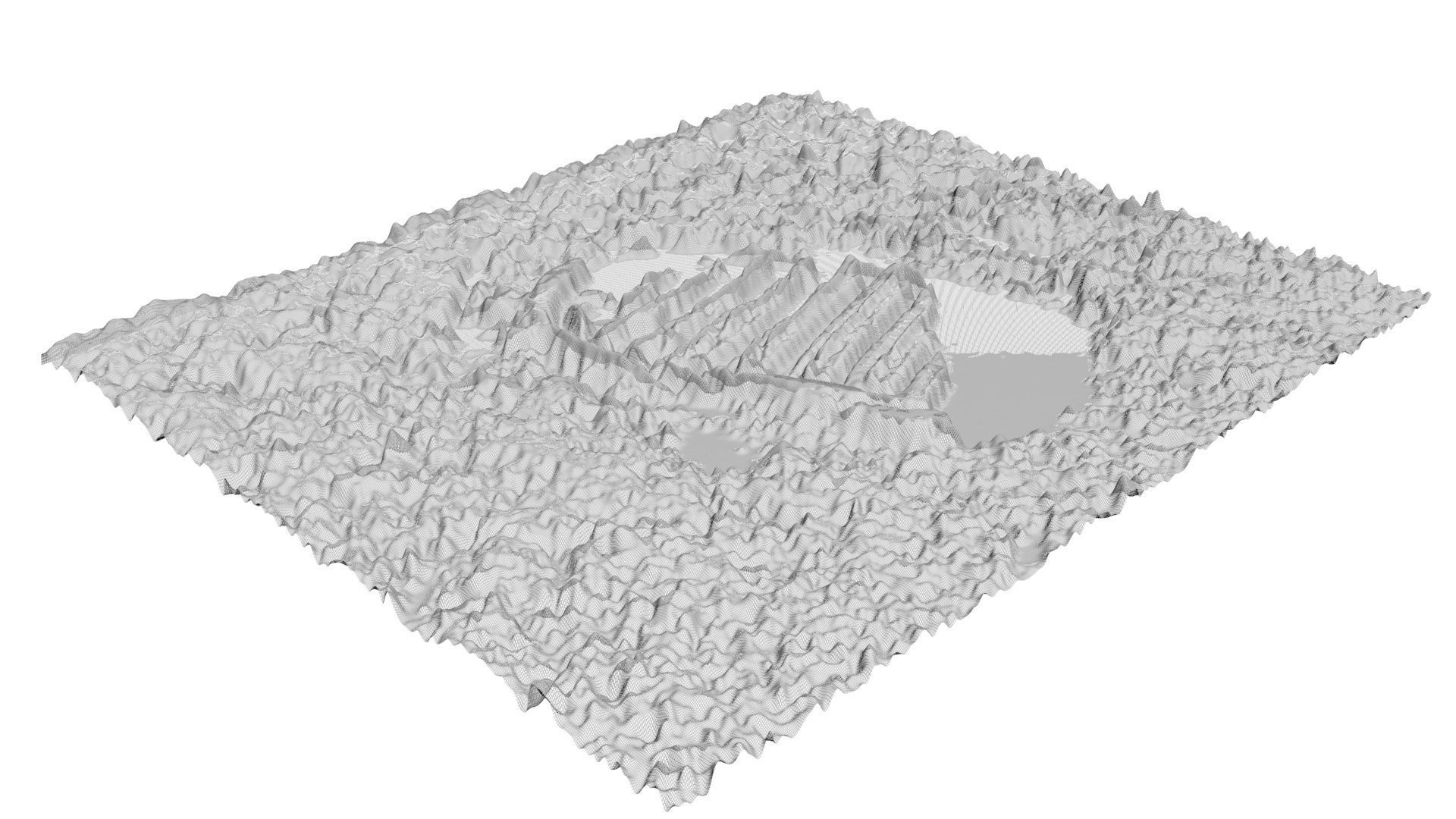 Astronauts First Footprint On The Moon 3D model_10