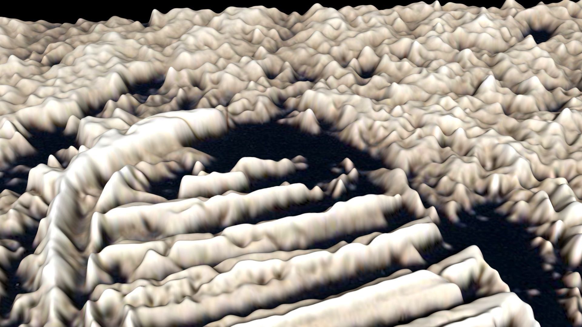 Astronauts First Footprint On The Moon 3D model_3