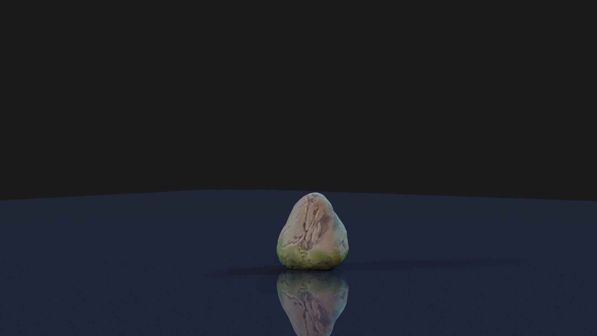 Realistic Moss Textured Rocks for Games - 8 Pack Low-poly 3D model_2