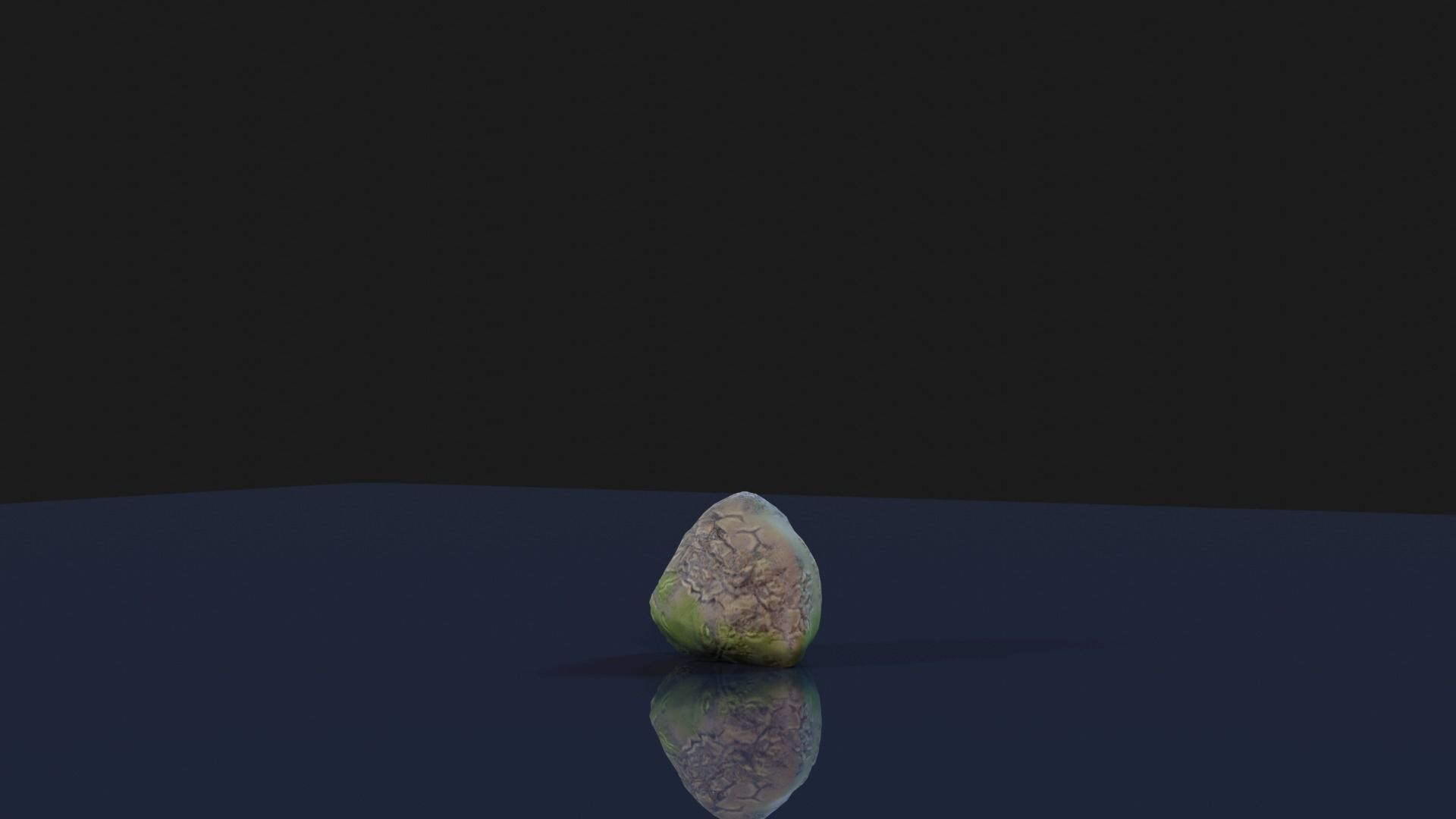 Realistic Moss Textured Rocks for Games - 8 Pack Low-poly 3D model_7