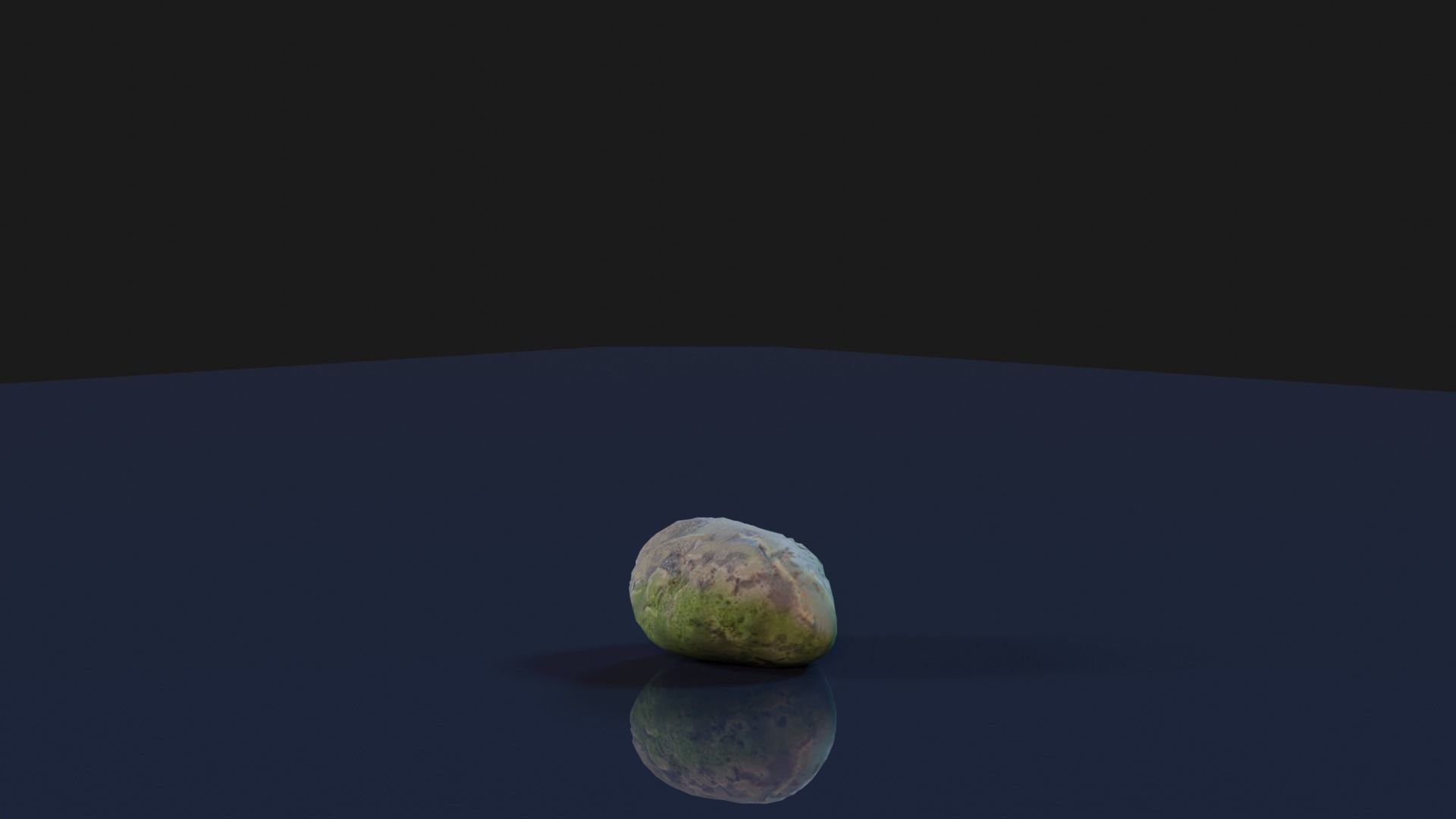 Realistic Moss Textured Rocks for Games - 8 Pack Low-poly 3D model_8