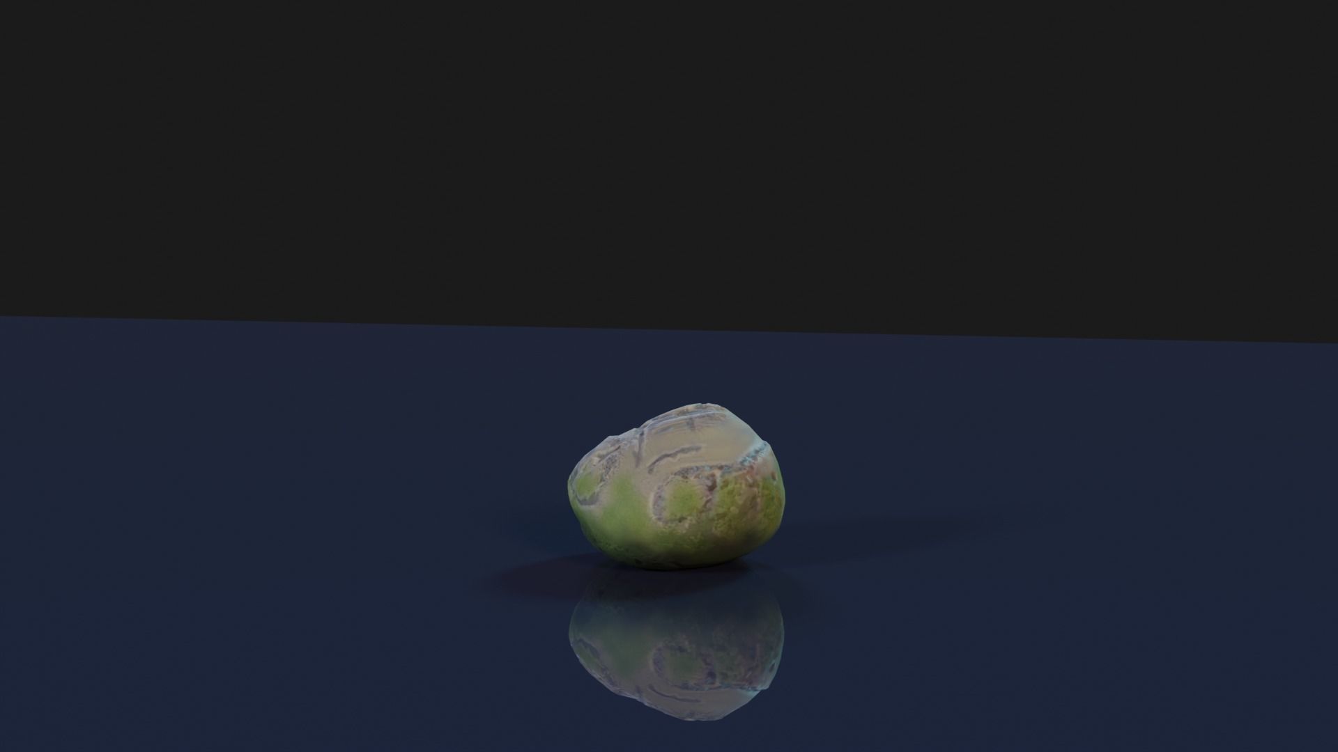 Realistic Moss Textured Rocks for Games - 8 Pack Low-poly 3D model_3