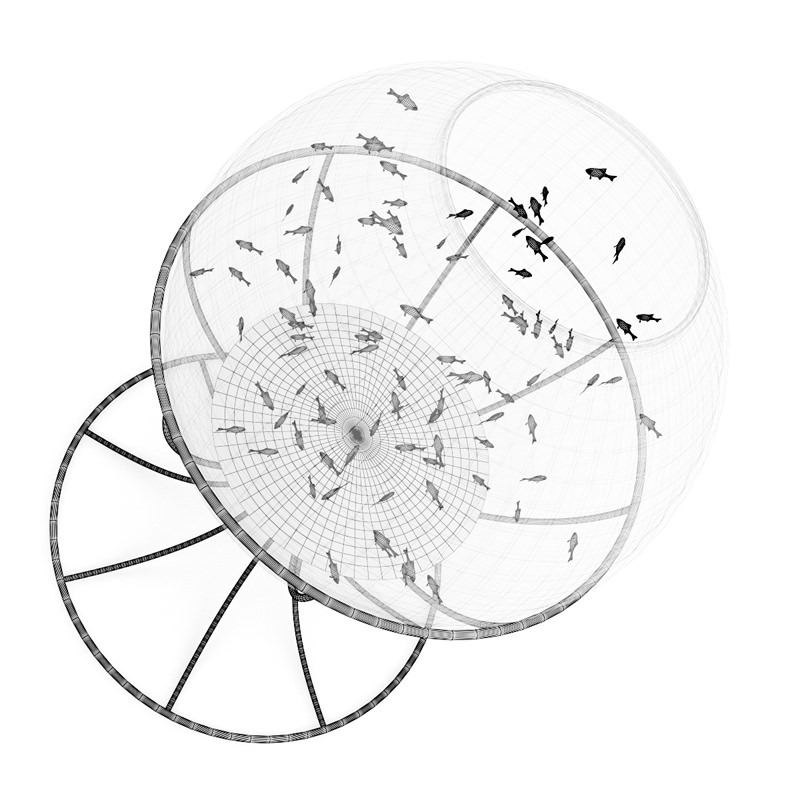 Spherical Aquarium 3D model_2