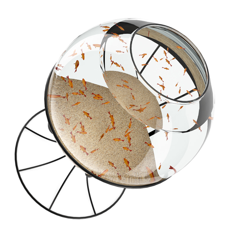 Spherical Aquarium 3D model_3