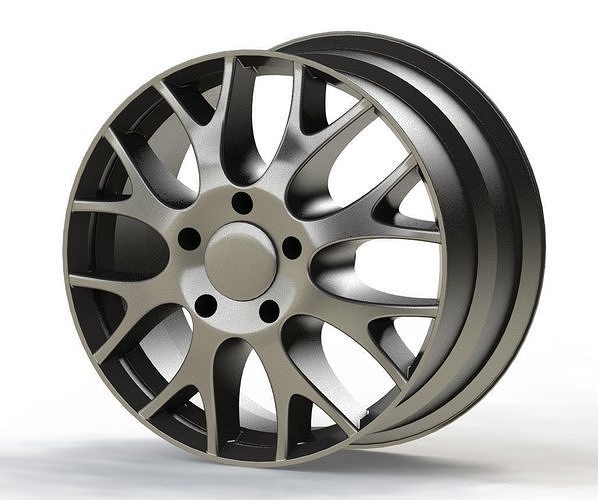 Wheel R Disk Wheel disk R19 3D model | CGTrader