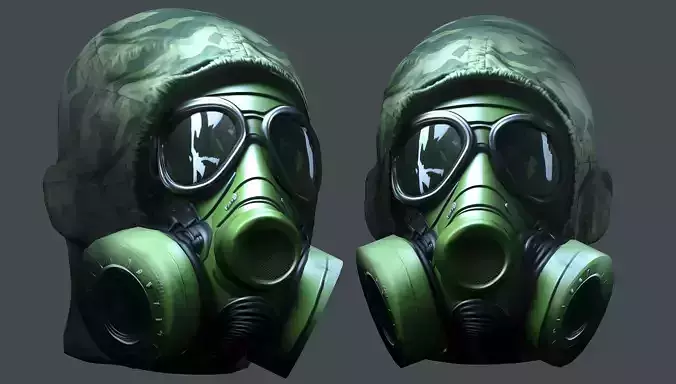 Helmet 3d model military combat Military 