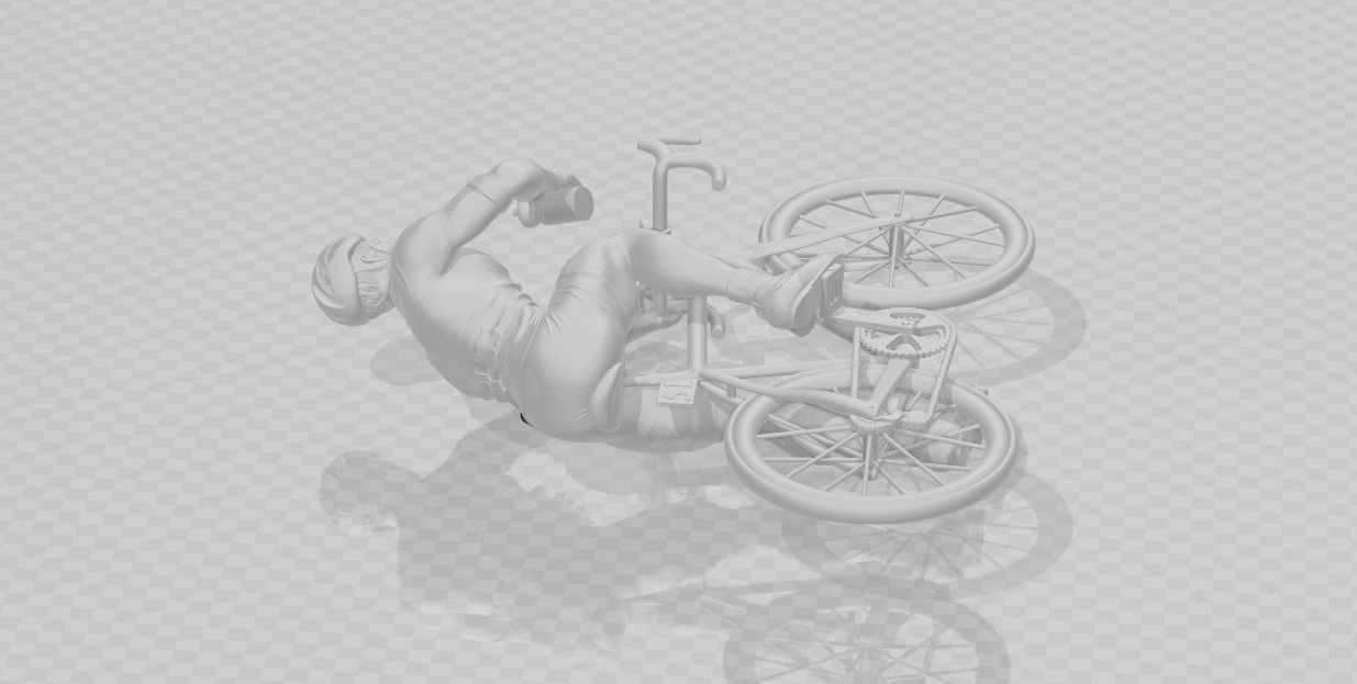 Ciclista  3D print model_4