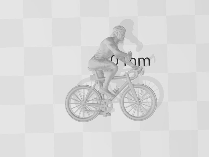 Ciclista  3D print model_3