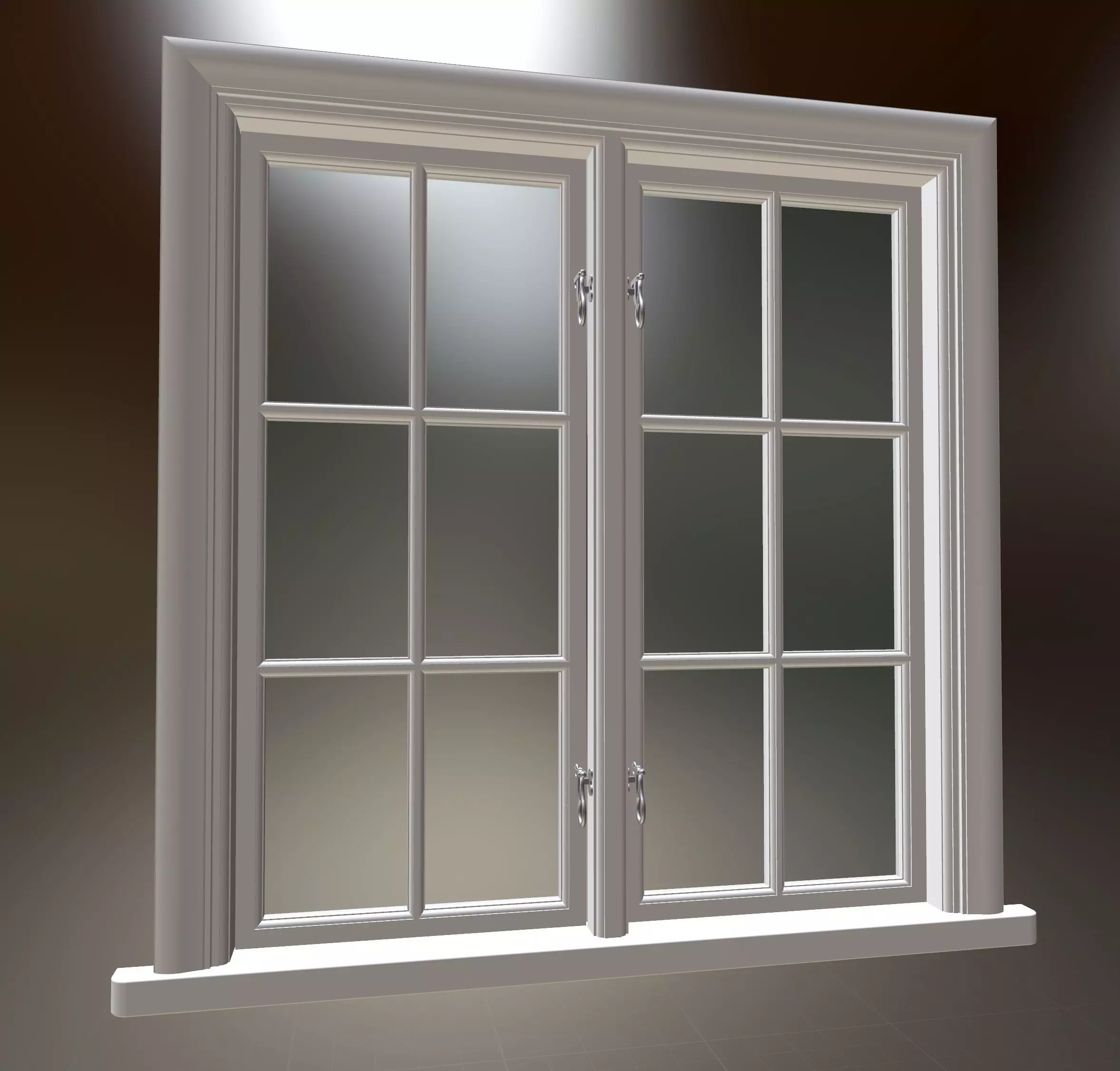 Scandinavian Window Free 3D model