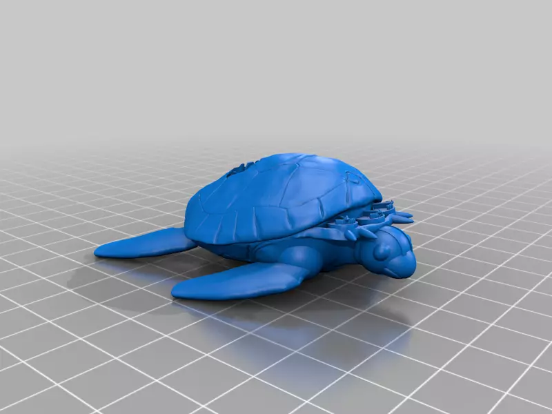 TURTLE SHIP - SPELLJAMMER Free 3D print model_0