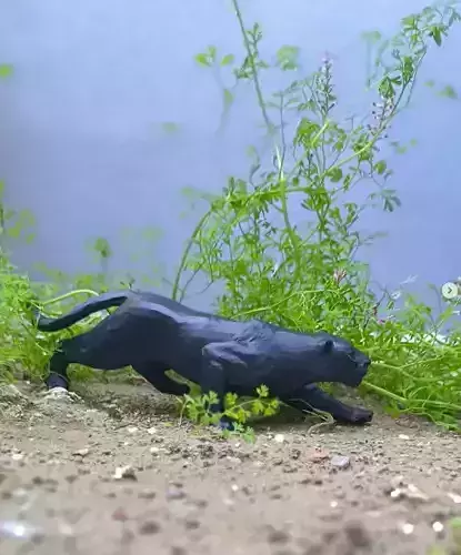 Black panther 3D print model
