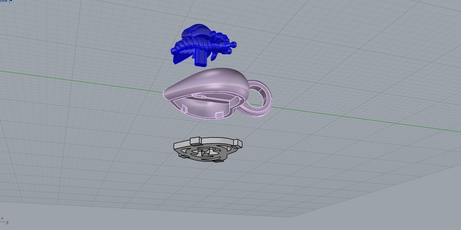 Gucci trio set 3D model 3D print model_18