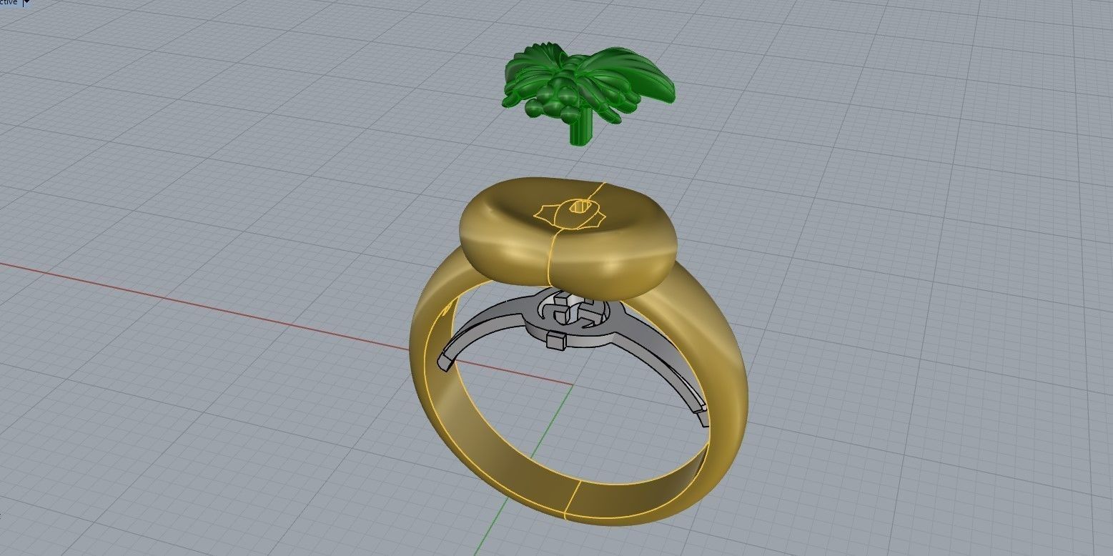 Gucci trio set 3D model 3D print model_14