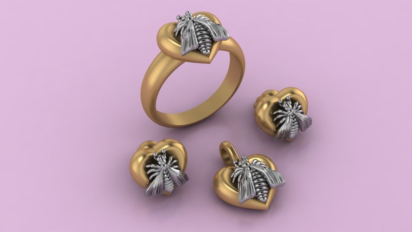 Gucci trio set 3D model 3D print model_3