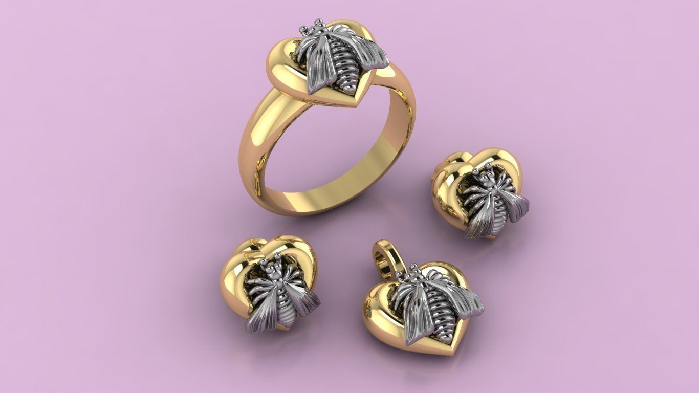 Gucci trio set 3D model 3D print model_1