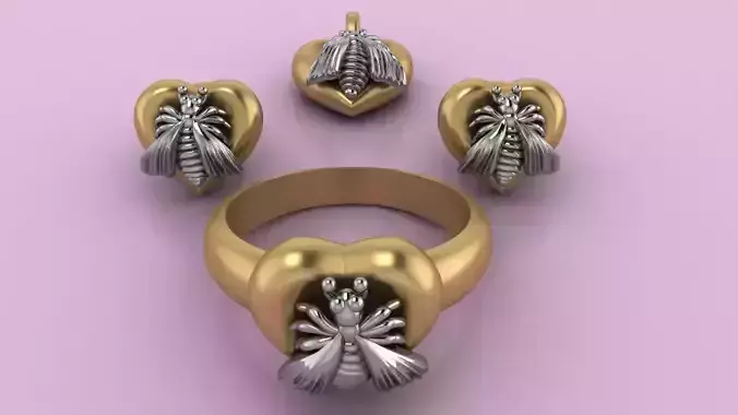 Gucci trio set 3D model  3D print model