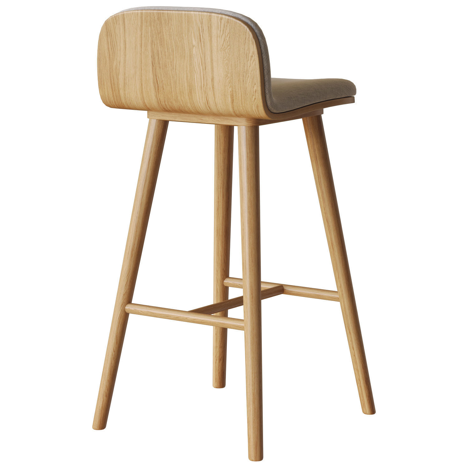 boulder counter stool by west elm 3D model_2
