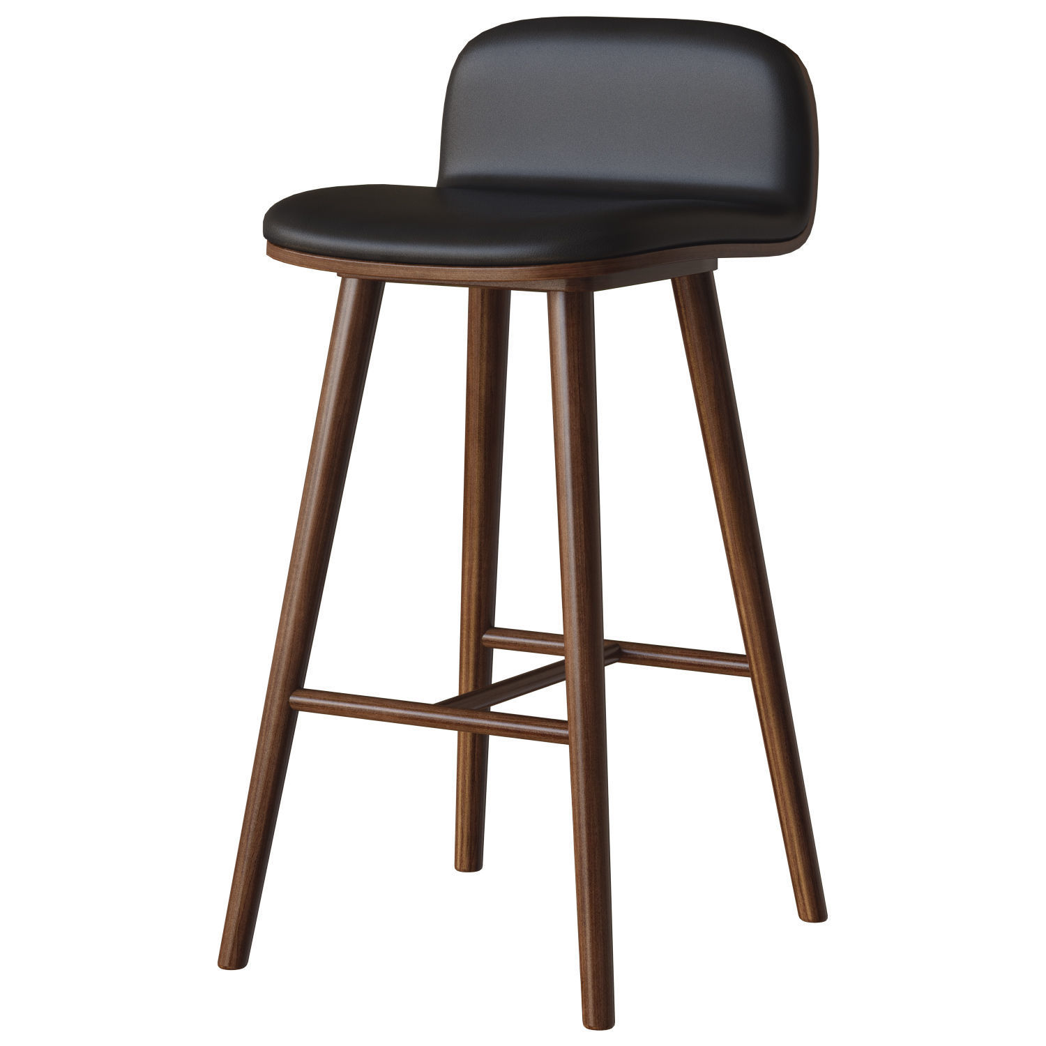boulder counter stool by west elm 3D model_3
