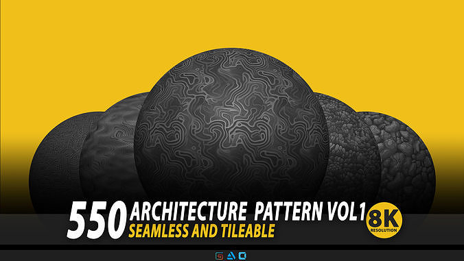 600 ornamental Pattern - 8k Res - Vol3 3D model