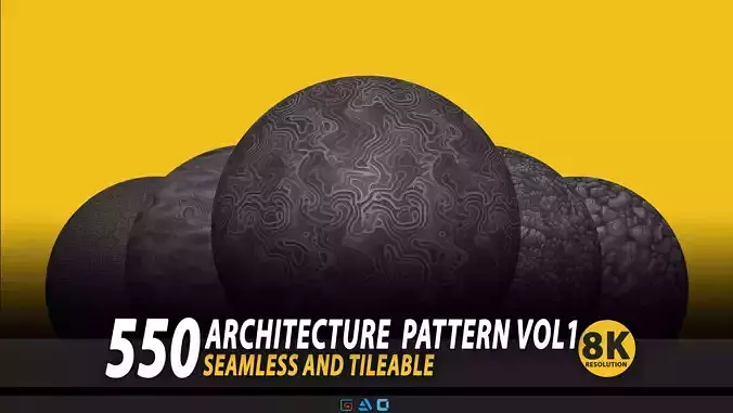 600 ornamental Pattern - 8k Res - Vol3 3D model