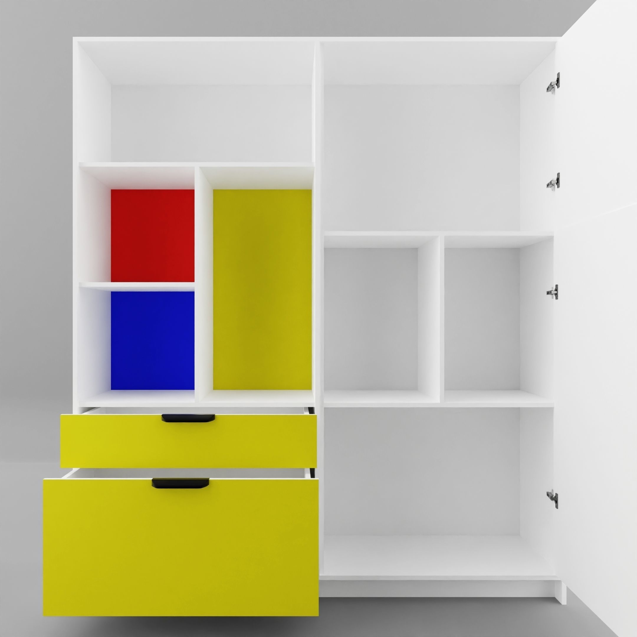 Cabinet Free 3D model_1