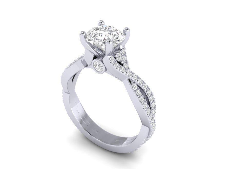 Twist Ring 3D print model_2